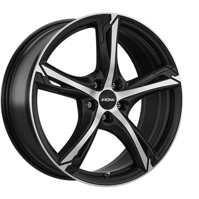 FELGI RONAL R62 5x112 8.5x20 ET35 Jetblack Matt Front Diamond Cut