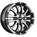 FELGI RONAL R59 4x100 6x15 ET35 Jetblack Front Diamond Cut