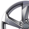 FELGI CARBONADO TWIST 5x112 8x18 ET35 Matt Anthracite Front Polished
