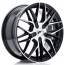 Felgi Japan Racing JR28 16x7 ET20-40 BLANK Gloss Black Machined Face