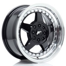 Felgi Japan Racing JR6 15x7 ET25 4x100/108 Gloss Black w/Machined Lip