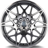 FELGI CARBONADO CRAZY 5x120 8.5x18 ET35 Anthracite Front Polished