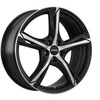 FELGI RONAL R62 5x108 8x19 ET55 Jetblack Matt Front Diamond Cut
