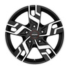 FELGI RONAL R64 5x160 7x17 ET53 Jetblack Matt Front Diamond Cut