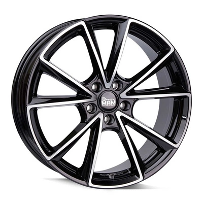 FELGI MAM A5 5x112 8x18 ET45 Black Front Polish