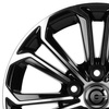 FELGI CARBONADO PANTHER 5x108 6.5x16 ET45 Black Front Polished