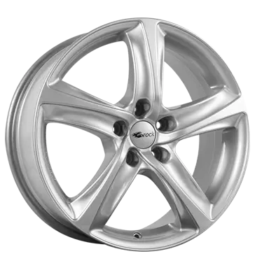 Felgi Brock B25 5x114.3 8x18 ET45 Crystal Silver
