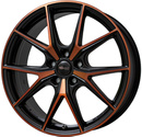 Felgi Brock B40 5x112 8x19 ET50 Black Orange Matt