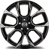 FELGI CARBONADO BEAST 5x112 6.5x16 ET43 Black Front Polished
