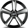FELGI CARBONADO BLAST 5x112 8.5x20 ET30 Black Front Polished Edges Polished