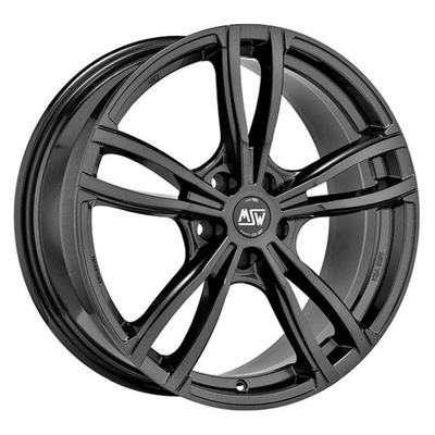 FELGI MSW 40 5x120 7x17 ET45 Gloss Black Full Polished