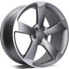 FELGI CARBONADO GRAPHENE 5x112 8.5x19 ET30 Anthracite Front Polished