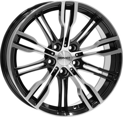 FELGI MONACO GP8 5x120 9x19 ET42 Gloss Black Polished