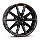 Felgi Borbet LX18 5x112 8x18 ET48 Black Matt Rim Copper