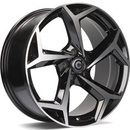 FELGI CARBONADO TROPICO 5x100 7.5x17 ET40 Black Front Polished