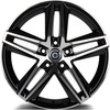 FELGI CARBONADO STORMY 5x112 7.5x17 ET42 Black Front Polished