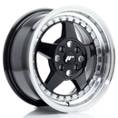 Felgi Japan Racing JR6 15x7 ET35 4x100 Gloss Black w/Machined Lip