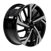 Felgi Autec Rixon 5x114.3 8.5x19 ET38 Black Polsihed