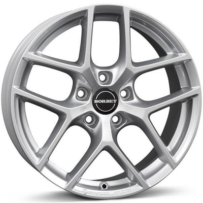 FELGI BORBET Y 5x100 7x17 ET40 Crystal Silver