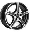 FELGI RONAL R56 4x100 6x15 ET43 Matt Black Front Diamond Cut