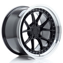 Felgi Japan Racing JR39 18x10.5 ET15-22 5H BLANK Glossy Black w/Machined Lip