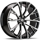 Felgi Carbonado STAR 5x112 9.5x22 ET25 Black Front Polished