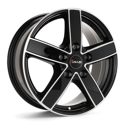 FELGI AVUS AC-V51 5x112 7x17 ET51 Black Polished