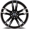FELGI CARBONADO INFERNO 5x112 8.5x18 ET30 Matt Black Front Polished