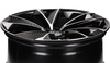 FELGI CARBONADO LUXURY 5x112 9.5x21 ET25 Black Front Polished