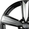 FELGI CARBONADO BLAST 5x112 8.5x20 ET30 Black Front Polished Edges Polished