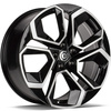 Felgi Carbonado SEA 5x112 8x18 ET42 Black Front Polished