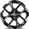 Felgi Carbonado ZOMBIE 4x100 6x15 ET40 Black Front Polished