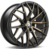 FELGI SEVENTY9 SV-C 5x112 7.5x17 ET40 Black Glossy Gold Front
