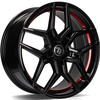 FELGI SEVENTY9 SV-B 5x112 8.5x19 ET35 Black Glossy Red Inner Lip