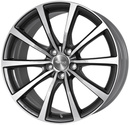 Felgi Brock B32 5x105 8.5x19 ET35 Himalaya Grey Polished