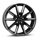 FELGI BORBET LX18 5x108 8x18 ET45 Black Matt Silver Spoke Rim