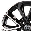 FELGI CARBONADO DYNASTY 5x114.3 7x17 ET40 Black Front Polished