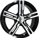 Felgi INTER ACTION KARGIN 5x112 6x15 ET30 Gloss Black Polished