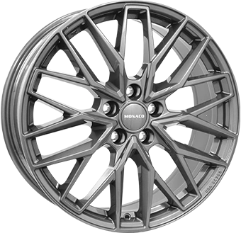 Felgi MONACO GPX 5x108 8x19 ET45 Gloss Gray