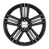 FELGI RONAL R57 4x100 7x17 ET35 Matt Black Front Diamond Cut