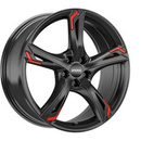 FELGI RONAL R62 Red 5x114.3 7.5x17 ET40 Jetblack