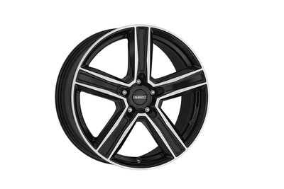 Felgi DEZENT KG DARK 5x114.3 7.5x18 ET45 Black Polished