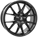 Felgi IT WHEELS KIRA 5x114 6.5x16 ET45 Gloss Black Polished lip