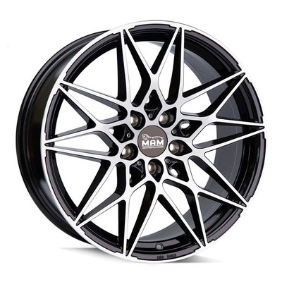 FELGI MAM B2 5x112 8.5x19 ET45 Black Front Polish
