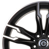 FELGI CARBONADO INFERNO 5x112 8.5x18 ET30 Matt Black Front Polished