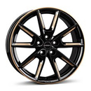 FELGI BORBET LX18 5x108 8x18 ET45 Black Glossy Gold Spoke Rim