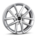 Felgi Borbet N 5x114.3 6.5x17 ET45 Crystal Silver