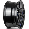FELGI SEVENTY9 SV-B 5x120 10x20 ET40 Black Glossy Blue Inner Lip