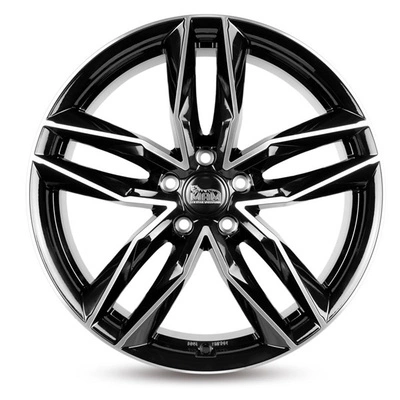 FELGI MAM RS3 5x112 8x18 ET30 BLACK FRONT POLISH