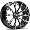 Felgi Carbonado STAR 5x112 9.5x22 ET25 Black Front Polished